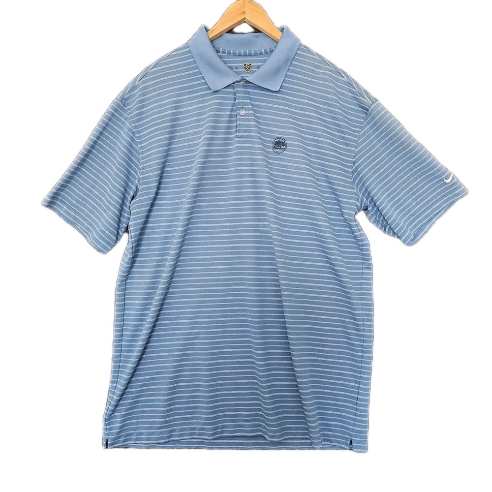 Nike Golf Polo Shirt Men's XL Dri-Fit Performance Kiawah Island PGA Tournament
